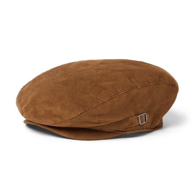 Janie and Jack | Corduroy Newsboy Cap - Brown / 6-12m