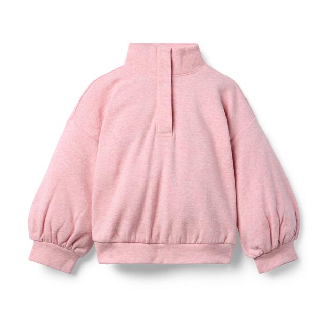 Janie and Jack | Brushed Twill Sweatshirt - Pink / 12