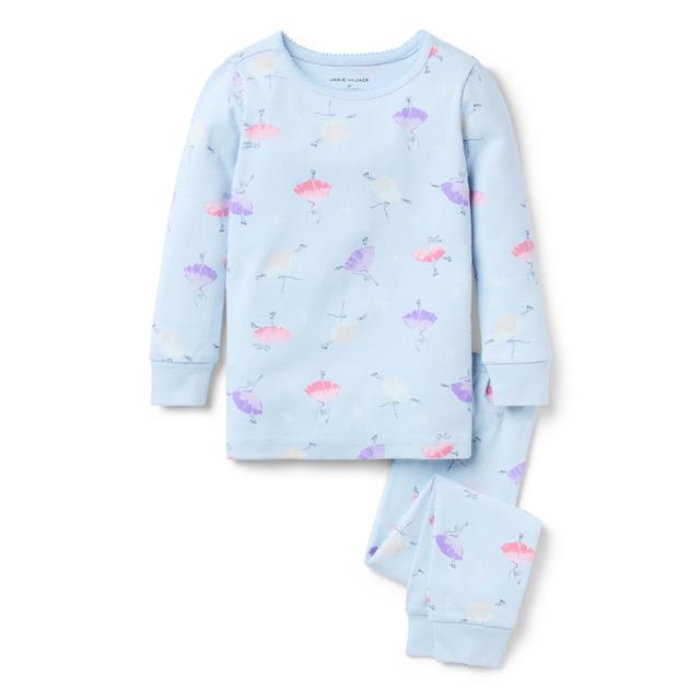 Janie and Jack | Good Night Pajama In Ice Skater - Blue / 6