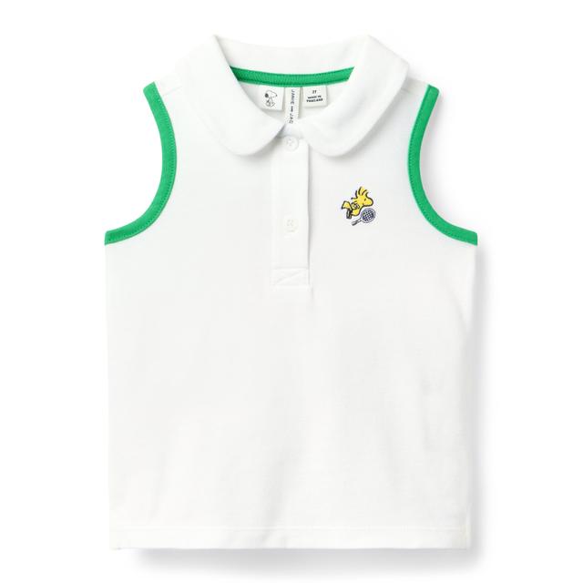 Janie and Jack | PEANUTS Woodstock Tennis Top - White / 3