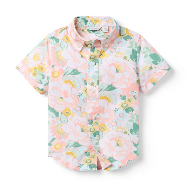 Janie and Jack | The Poplin Shirt - Pink / 7