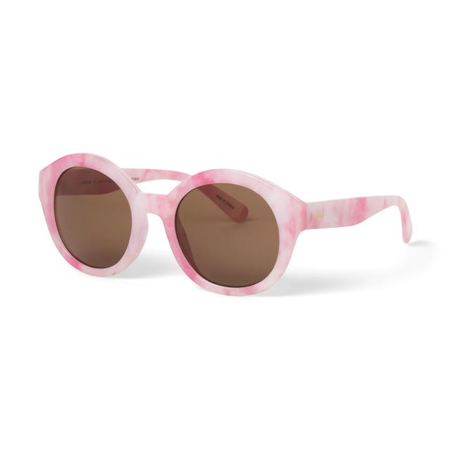 Janie and Jack | Marbled Round Sunglasses - Pink / 0-3 yrs