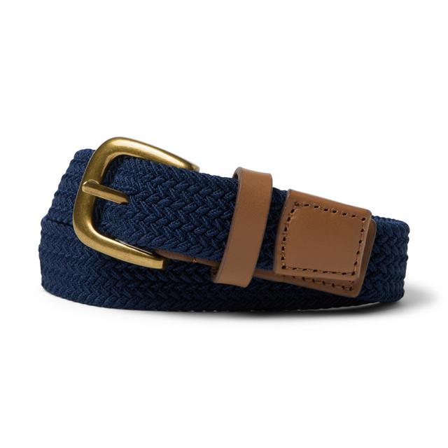Janie and Jack | Braided Stretch Belt - Navy / 4-5