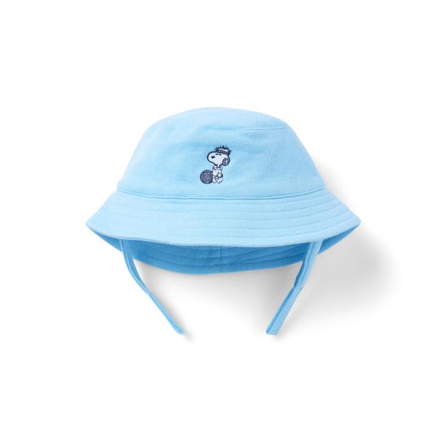Janie and Jack | PEANUTS Snoopy Tennis Baby Bucket Hat - Blue / 18-24m