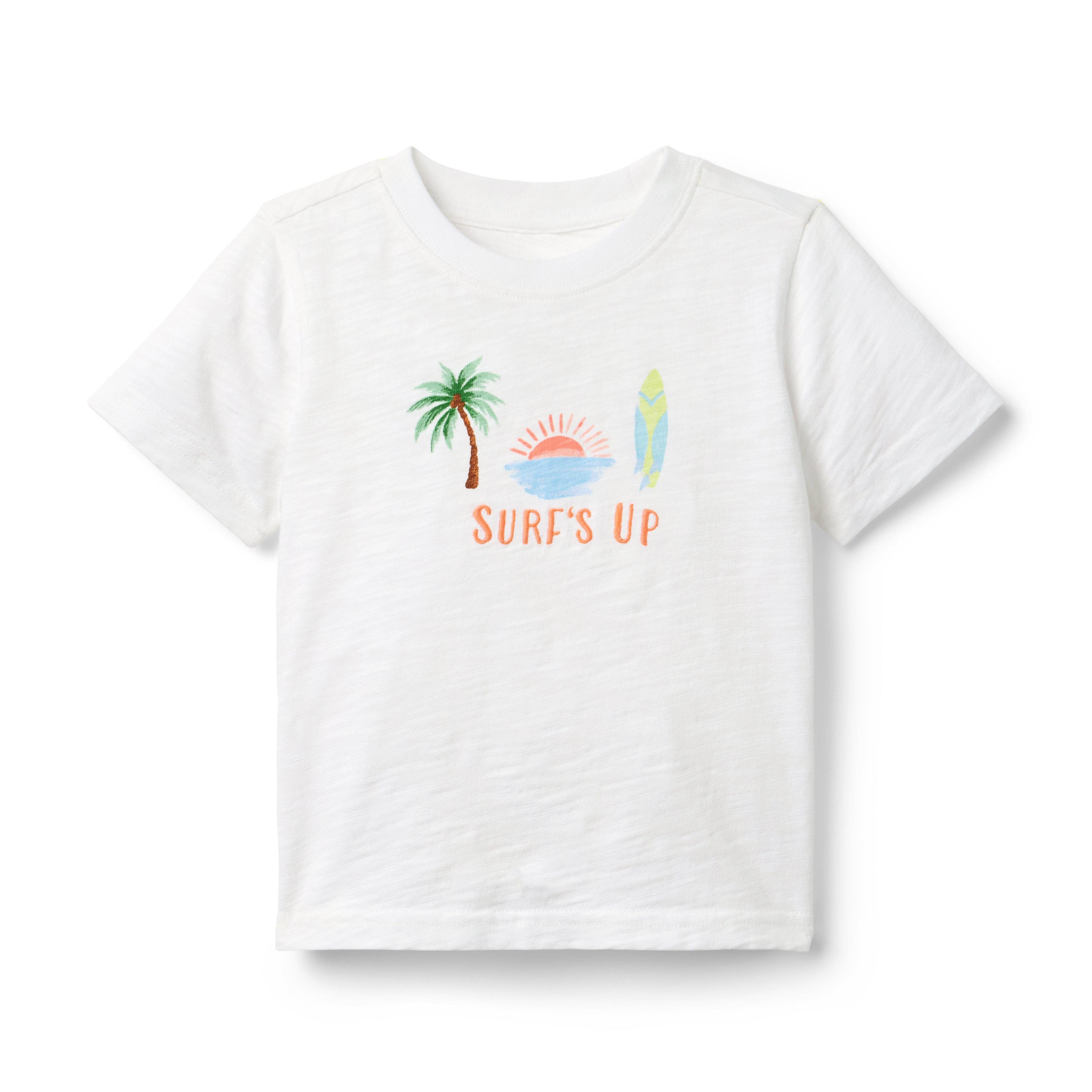 Janie and Jack | Surf's Up Tee - White / 5