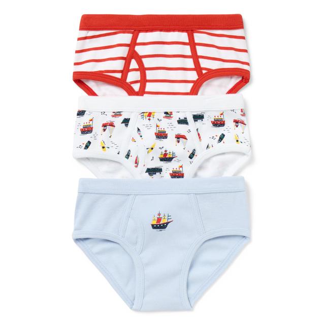 Janie and Jack | Underwear Set Boys 3-Pack - Multi / 6-8