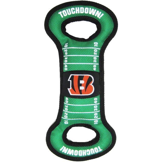 Pets First Field Tough Squeaky Dog Chew Toy, Cincinnati Bengals