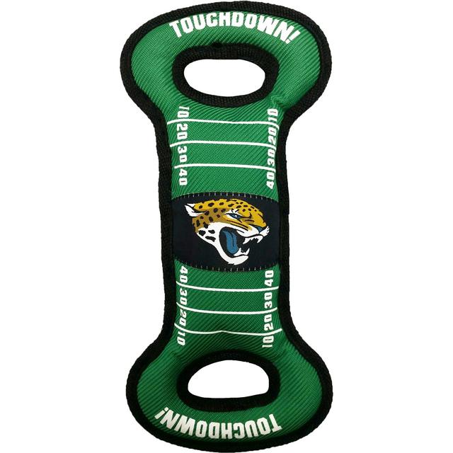 Pets First Field Tough Squeaky Dog Chew Toy, Jacksonville Jaguars