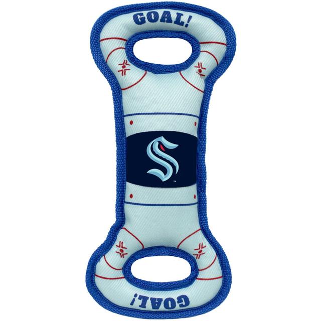 Pets First Hockey Tug Tough Squeaky Dog Chew Toy, Seattle Kraken
