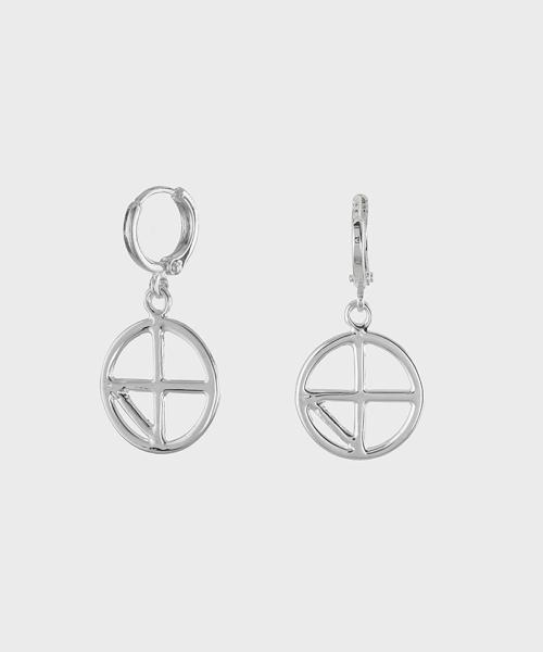 COMPASS DROP EAR [SILVER]