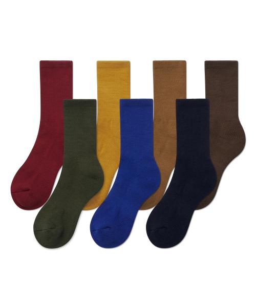 Crew Socks 7 Pack [Mellow]
