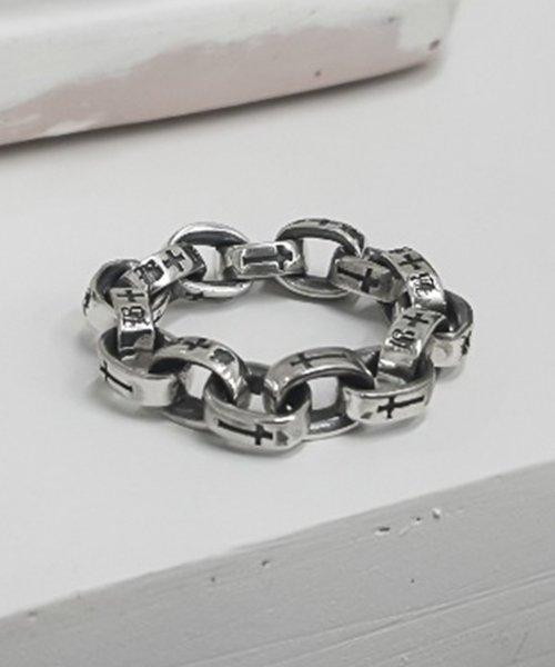 8mm box chain ring_silver 925 [SILVER]