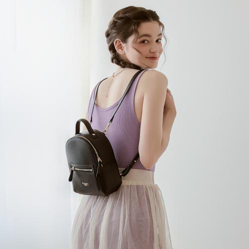Debbie mini 2way backpack [BLACK]