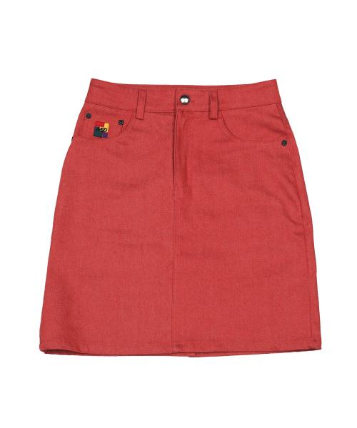 Mini Block Skirt_Red [RED]