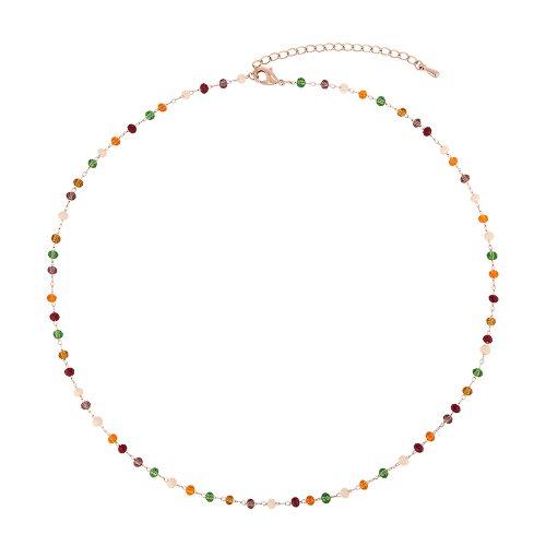 Bead necklace (ORANGE) PJBN0219