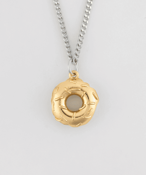 DONUT NEC SILVER925 (18K GOLD PLATED) [GOLD]