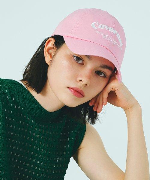 Serif Lettering Ball Cap Pink [PINK]