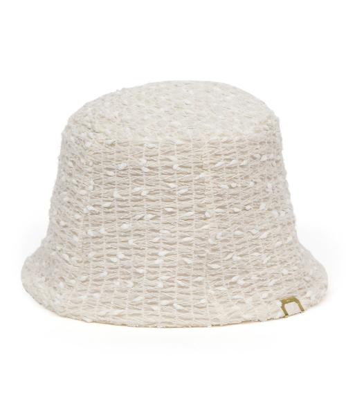Summer Short Bucket Hat STAND BUCKET / COLOR BLOSSOM / CREAM [IVORY]
