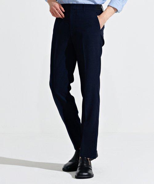 Men's Light Side Banding Slacks Pants-BBRK2216C04 [NAVY]