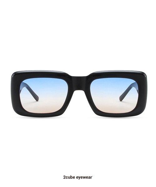 SUNSETSQUARE (BLACK-SKYBLUE) [BLACK]