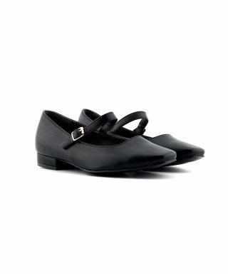 FL2022 Love Chain Square Toe 2cm Mary Jane Midnight Black [BLACK]
