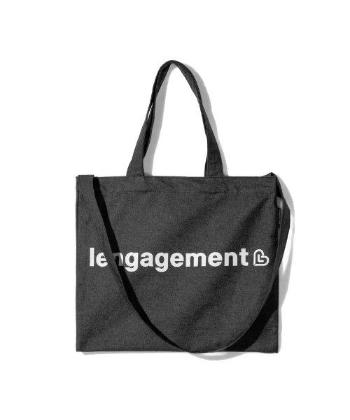 Story Logo 2 Way Denim Eco Bag [Black] [BLACKDENIM]