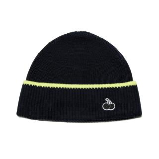 Uni Small Cherry Knit Beanie [Navy] [NAVY]
