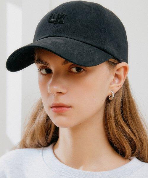 LK logo ball cap / LK LOGO BALL CAP_3colors [BLACK]