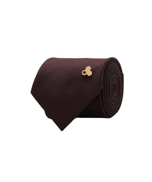 [9cm] Solid Necktie (Wine) [BURGUNDY]