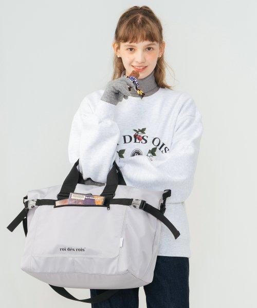 Slick Travel Boston Bag (Gray) [LIGHTGREY]