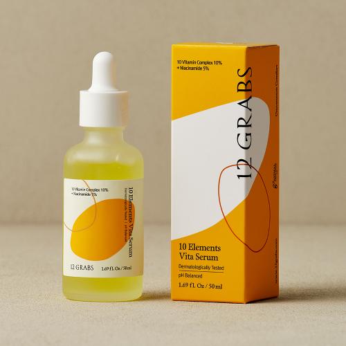 Ten Elements Vitamin Serum 50ml (Whitening & Wrinkle Improvement Dual Function) [YELLOW]