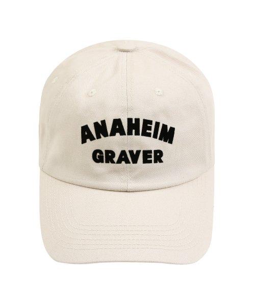 [UNISEX] Graver Anaheim ball cap_beige [IVORY]