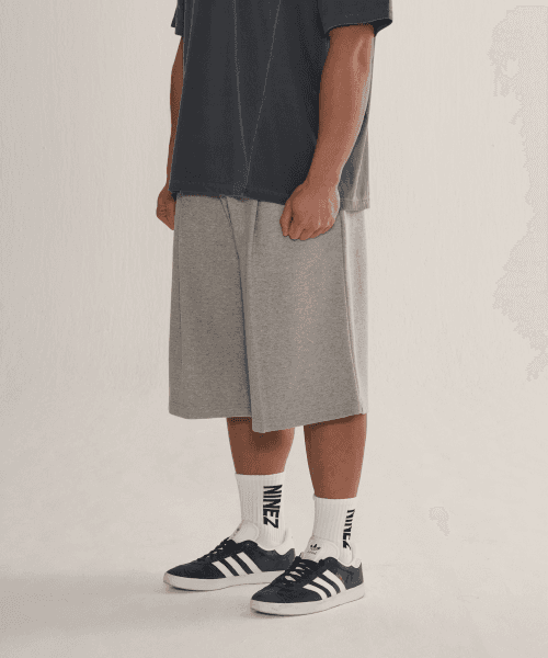 Cotton One-Tuck Bermuda Pants 25SPT03 [LIGHTGREY]