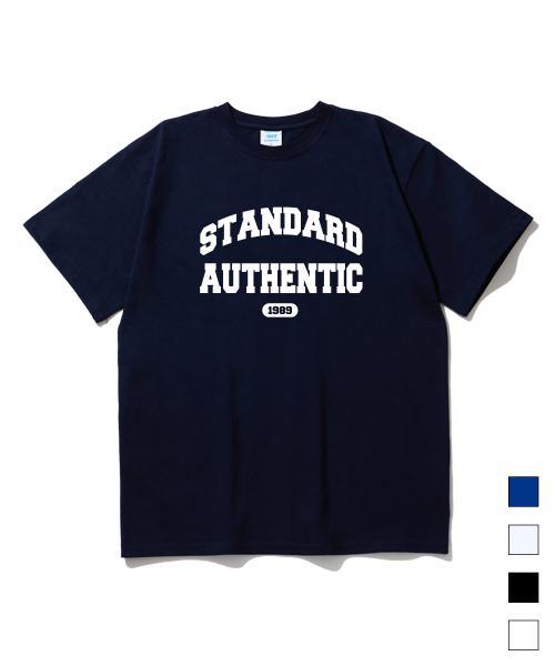 AUTHENTIC Cool Cotton Overfit Short Sleeves (SISSTD-0007) [BLACK,BLUE,IVORY,LIGHTGREY,NAVY,WHITE]