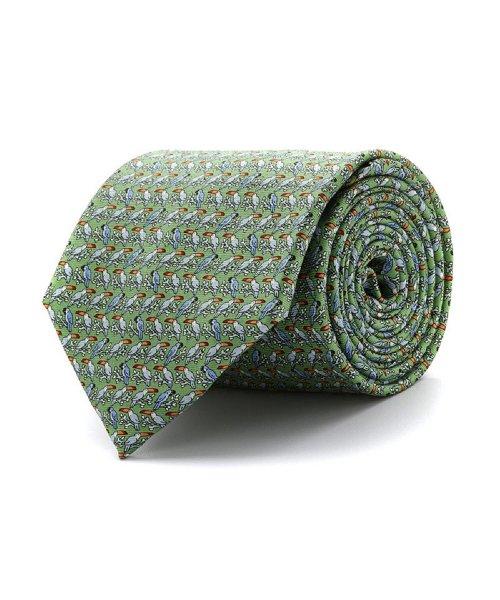 all-over silk tie (green) [GREEN]