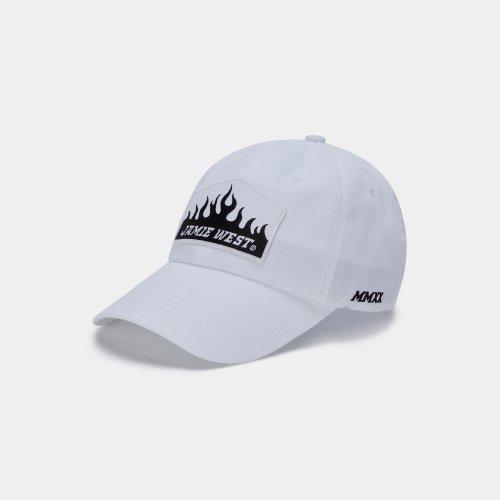 Flame Ball Cap (White) [WHITE]