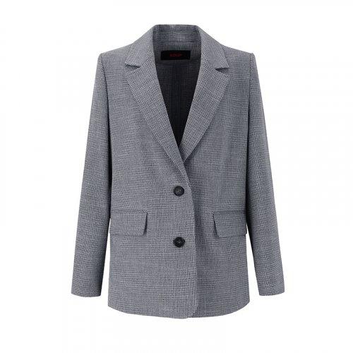 Single-breasted semi-pocket jacket (SZ4JK80) [NAVY]