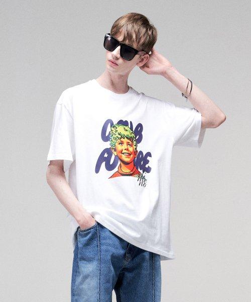EL Club Future Overfit Short Sleeve Tee White [WHITE]