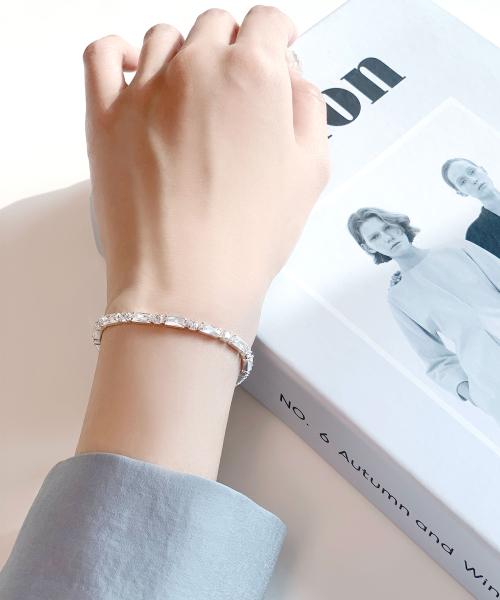 Bling Baguette Bracelet PKBB0281 [SILVER]