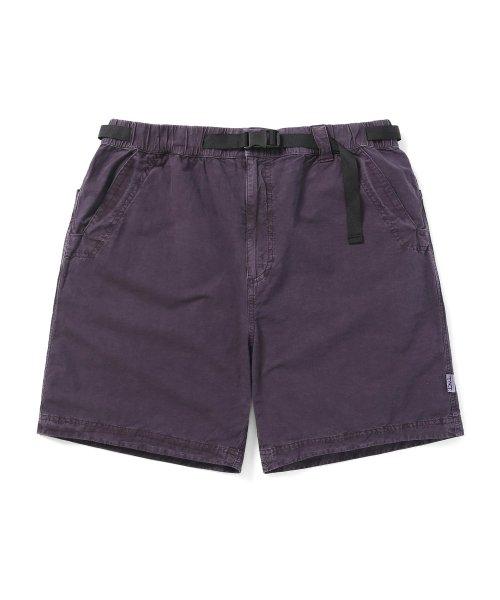 Belted Dying Short Purple [PURPLE]