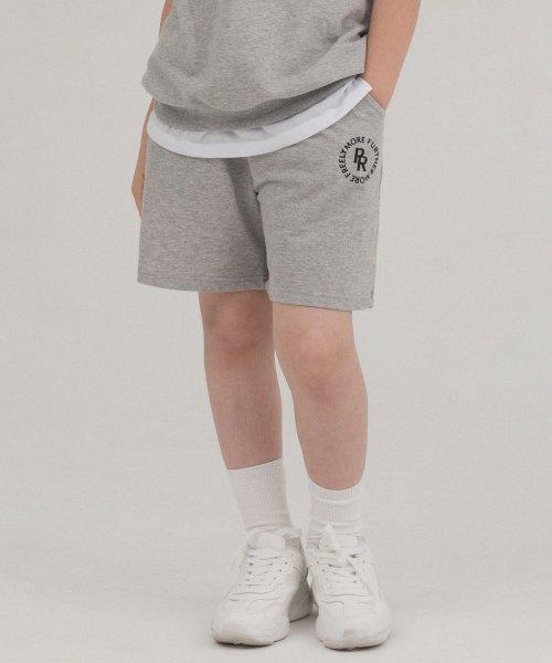 Circle Logo Sweat Shorts (Melange) [LIGHTGREY]