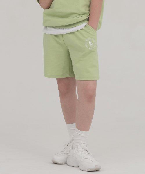Circle Logo Sweat Shorts (Light Green) [LIGHTGREEN]