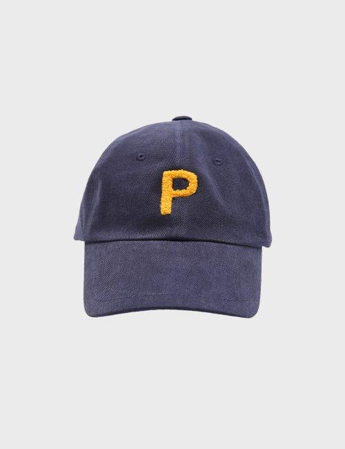 Small P logo booklet ball cap - NAVY [NAVY]