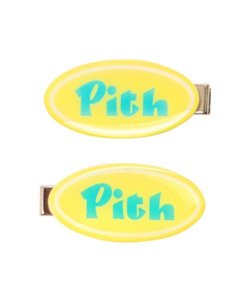 Pith Logo Hair Pin [YELLOW]