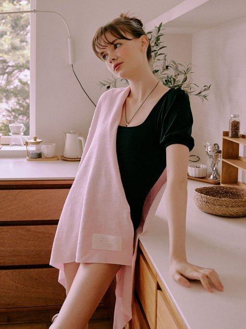 Glow beach towel & bag (pink) [LIGHTPINK]