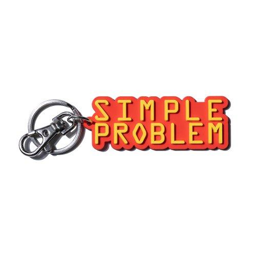 SIMPLE PROBLEM KEY RING [RED]