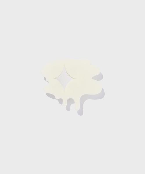 [FALLETTXNTTH] Brush Logo Mirror Acrylic Tok Ivory [IVORY]