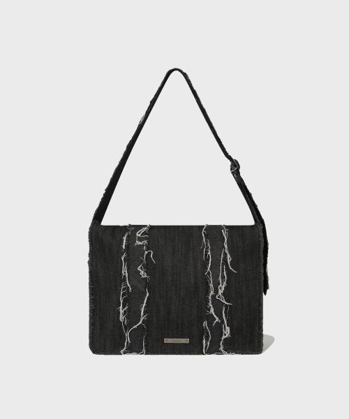 Grunge Cross Big Bag Black [BLACK]