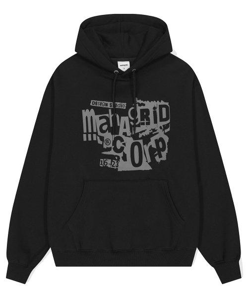 GRUNGE HOODIE BLACK(MG2DFMM410A) [BLACK]