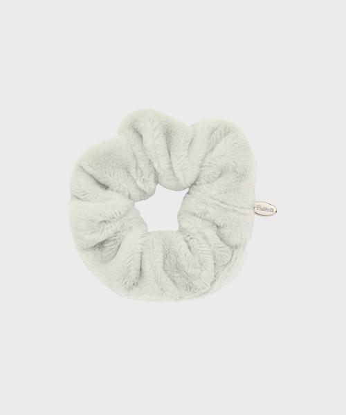 Soft Fur Scrunchie Blue [MINT]